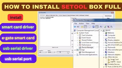 how to install setool smart card driver|setool box full install.